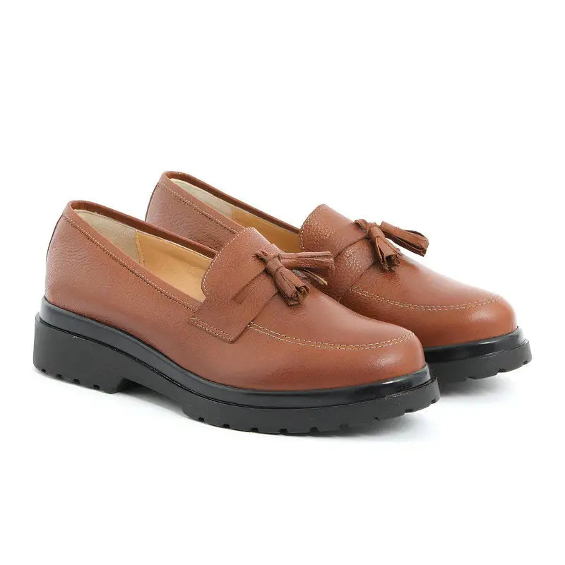 Urban Élégance – Mocassin Femme Marron My Store